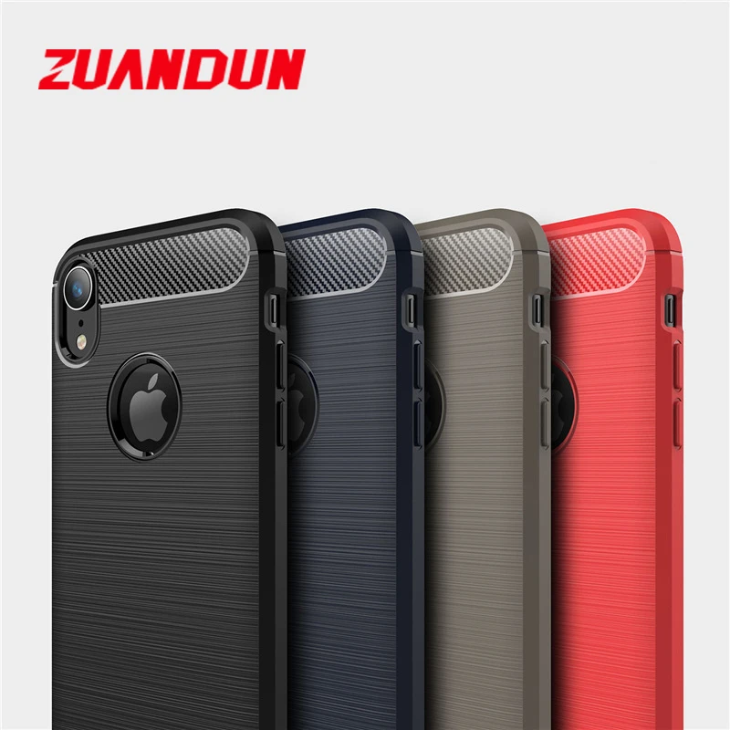 Luxury Carbon Fiber Case For iPhone XS 7 8 Plus X 6 6S 5S Soft TPU Silicon Full Cover Shockproof MAX XR Cases | Мобильные телефоны
