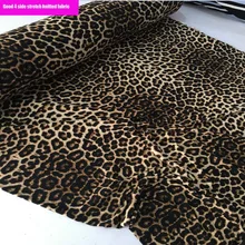 Хорошее качество, молочный шелк, трикотажная хлопчатобумажная ткань, 4 стороны, тянущаяся трикотажная хлопчатобумажная ткань, сексуальная леопардовая ткань, шитье, сделай сам, нижнее белье