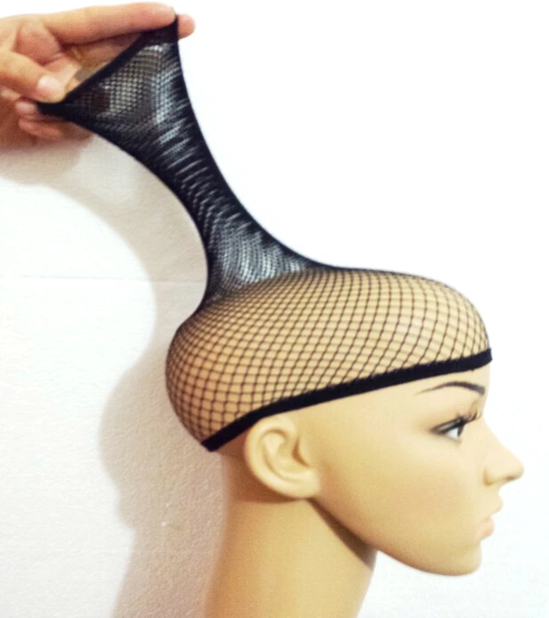 JOY&BEAUTY 1Pcs Top Sale Hairnets good Quality Mesh Weaving Black Wig Hair Net Making Caps Weaving Wig Cap & Hairnets