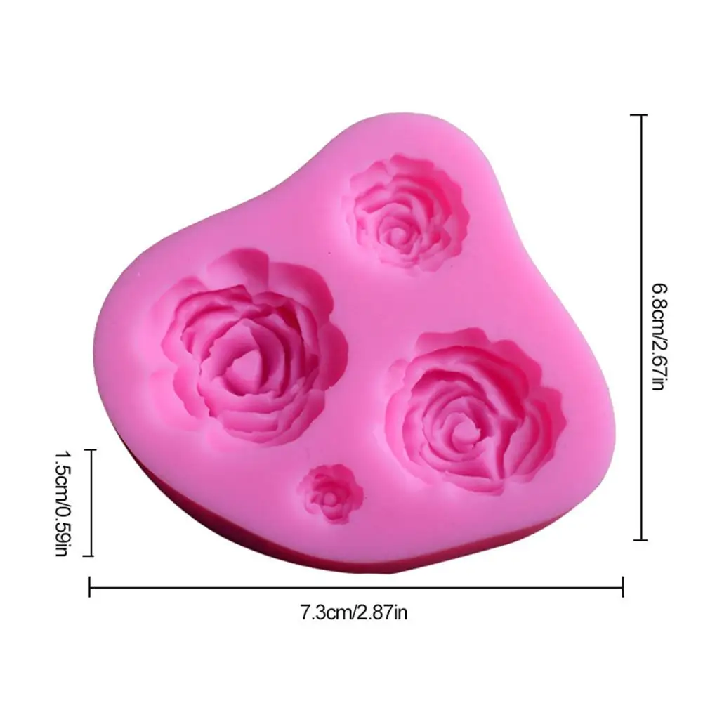 3D Роза Форма силиконовая форма соты помадка Плесень DIY мыло ручной работы выпечки инструменты для шоколадных кондитерских искусства Пан Десерт Формы для выпечки