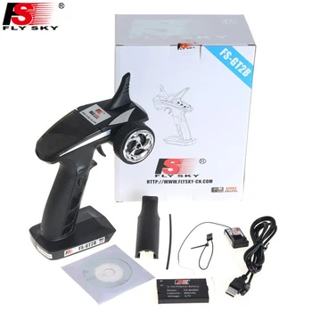 

1pcs Fly sky FS-GT2B FS GT2B 2.4G 3CH Gun RC Transmitter & Receiver W/ TX battery + USB Cable Charger Up GT2