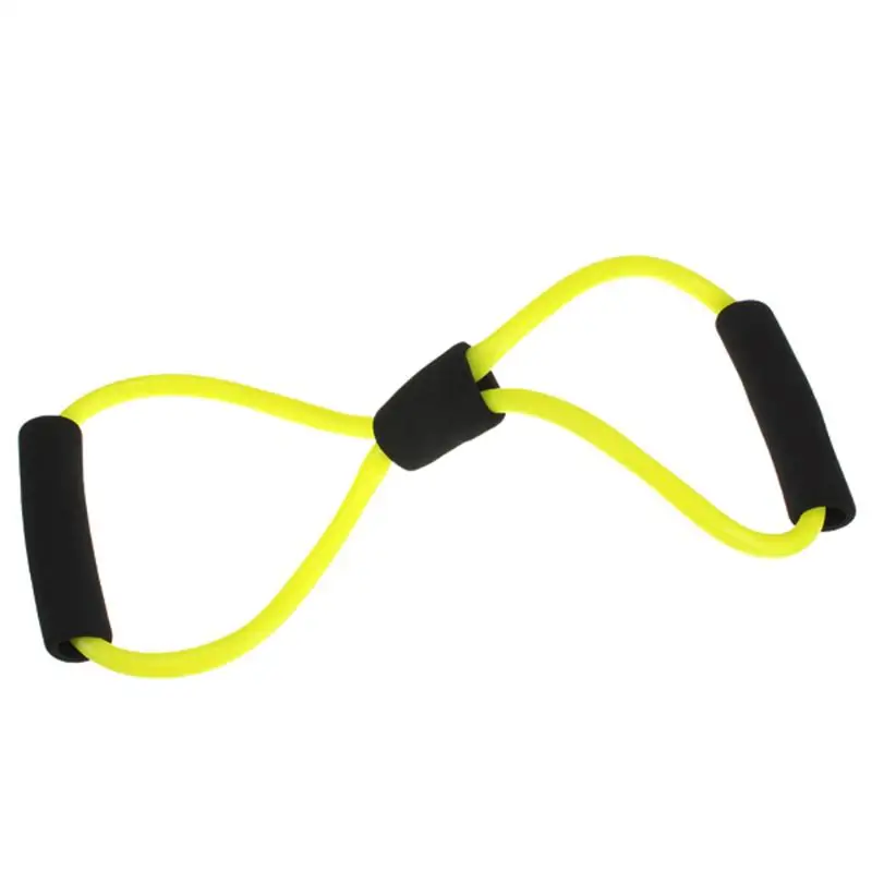 Yoga Pull Rope Tube 8 Type High Quality Rubber Latex Muscle Training Resistance Band Elastic Pull Rope Gym Fitness Equipment