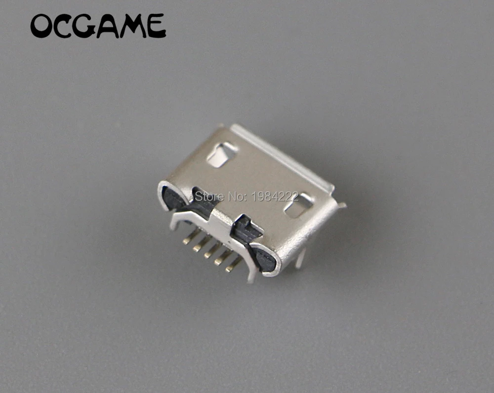 OCGAME 20 шт./лот длинный разъем для джойстика питания зарядного устройства мини Usb