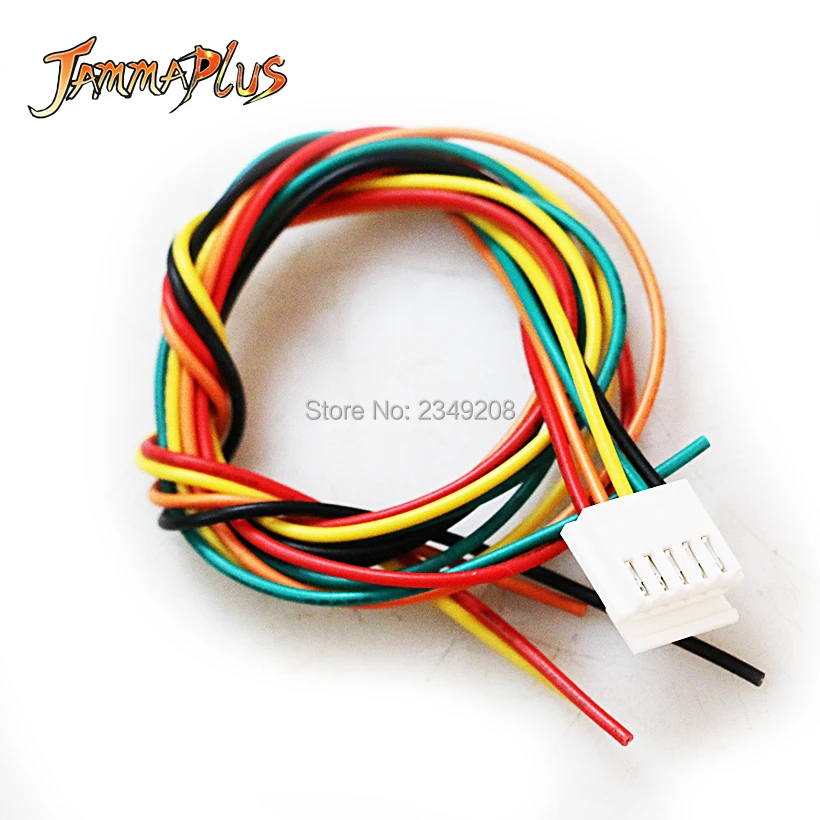 10 шт. растягивается провода для джойстика кабель 5 pin проводка разъема для sanwa JLF-TP-8YT игровой джойстик с двумя джойстиками аркадная жгута проводов