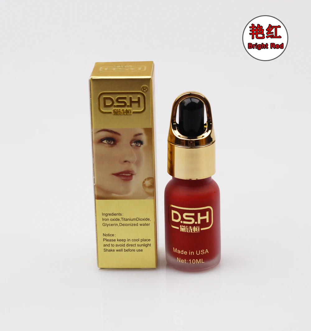 bright red tattoo eyebrow ink paint for permanent makeup pigments for