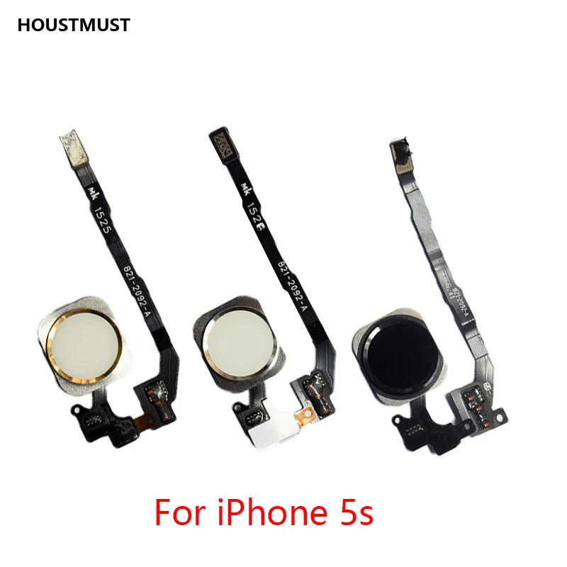 2 pcs Home Button with Flex Cable for iPhone 5 5C 5S 6 6Plus 6s plus 7 7Plus Home button Flex Assembly