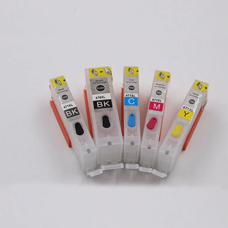 5PK PGI470 CLI471 Empty Refillable Ink Cartridge for Canon MG5740 MG6840 TS5040 printer PGI-470 CLI-471 | Компьютеры и офис
