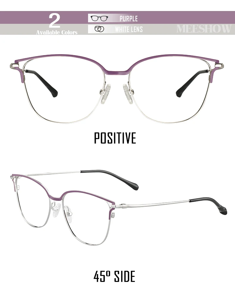 Оправа для очков из титанового сплава, женские очки, очки кошачий глаз, ретро очки с диоптрией, полная оправа