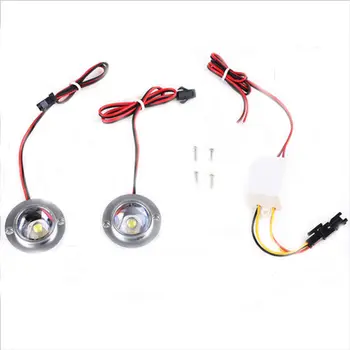 

12V Car Auto 2 LED Strobe Bulb Light Emergency Warning Flash with Controller