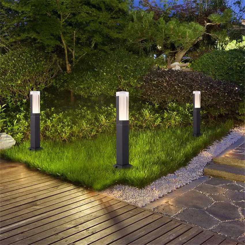 LED Lawn Lights Outdoor Lights 10W LED Outdoor Waterproof Landscape Garden Park Community Villa Garden Lights AC90-260V NR-78