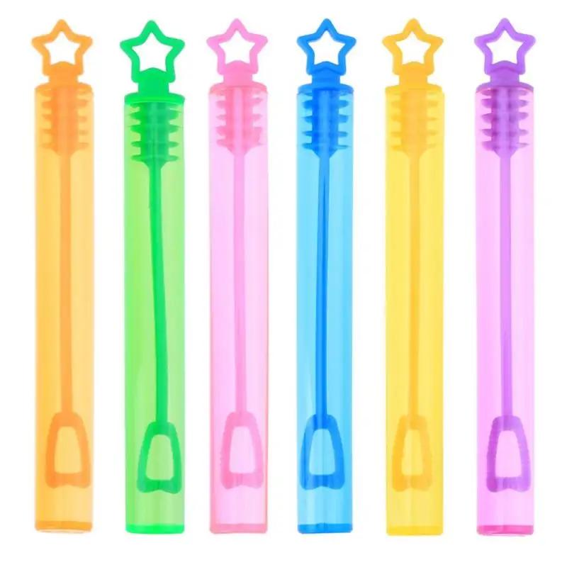 6 pcs Empty Bubble Soap Bottles Bubbles Maker Kids Outdoor Fun Wedding Birthday Party Decoration Bubble Toy