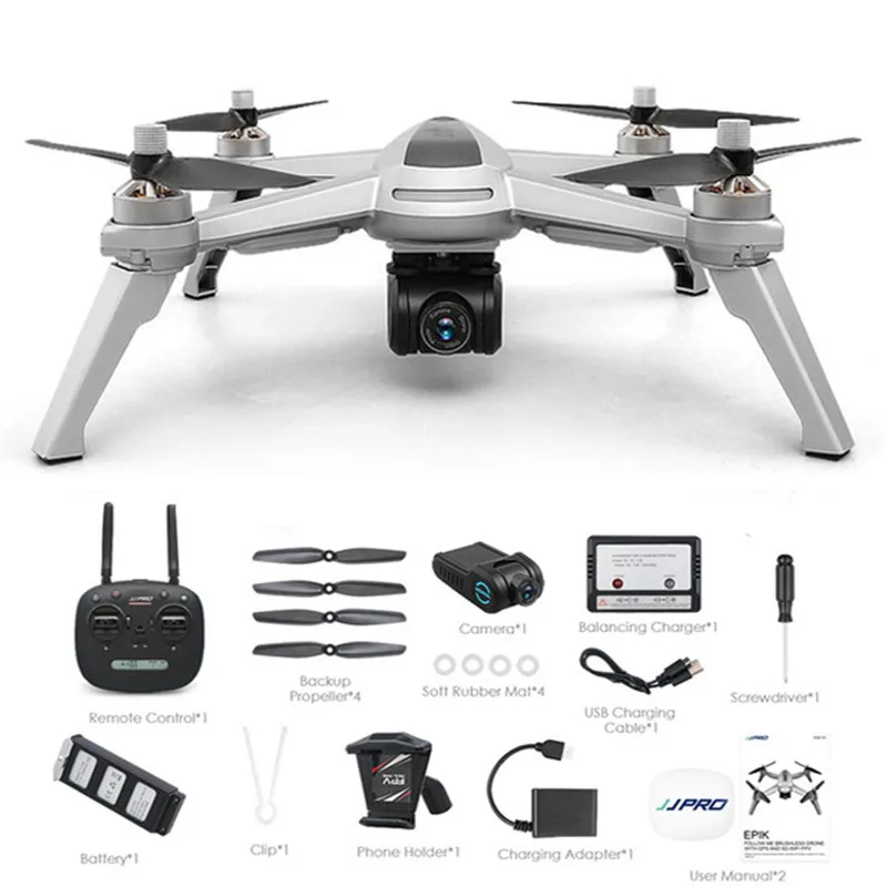 JJPRO X5 5G GPS WIFI FPV радиоуправляемая беспилотная камера 1080P макс. 18 минут следуй за