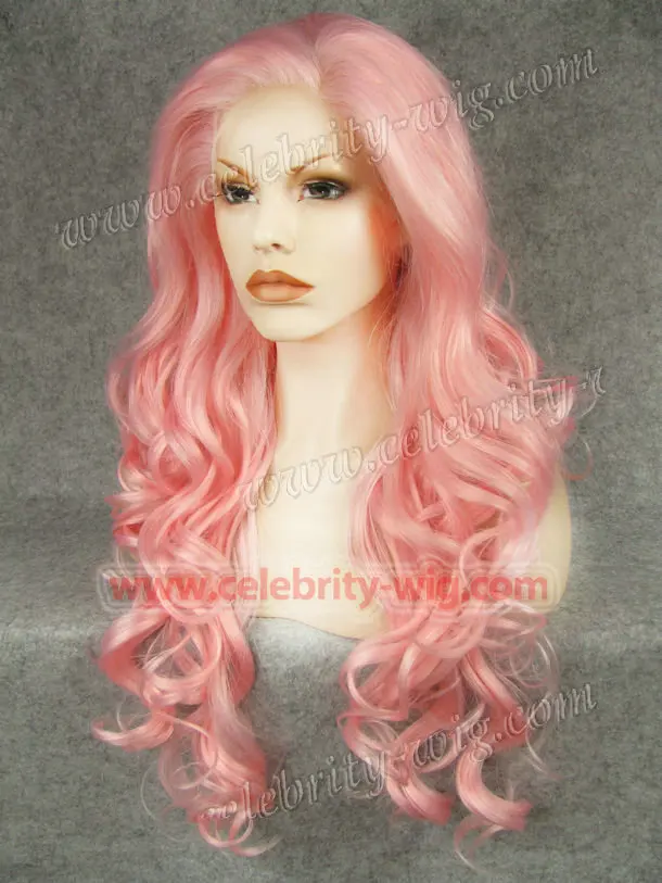 

N5-3100B long wavy new style top quality synthetic lace front wigs