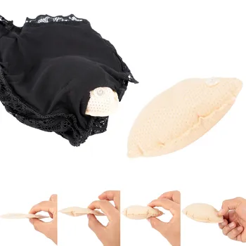 

1 Pair Women Magic Bra Inserts Cotton Comfortable Chest Breast Enhancers Inflatable Push Up Bra Pads for Bikini Swimsuit