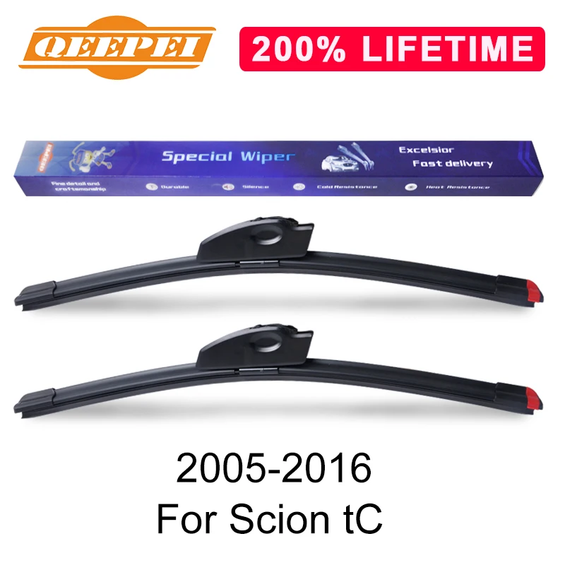 Qeepei Replace Wiper Blade For Scion Tc 20052016 Silicone Rubber