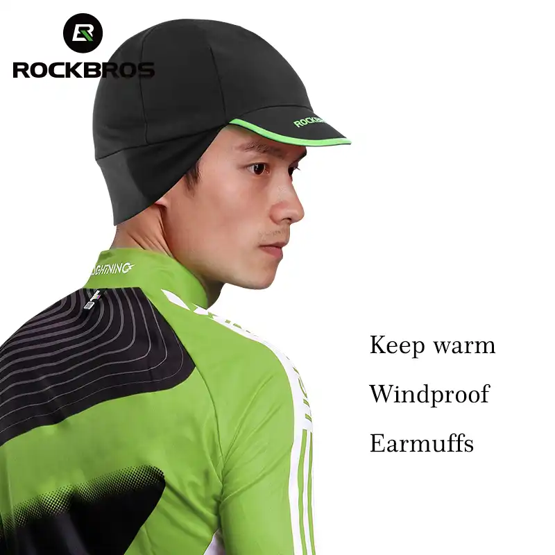 RockBros Winter Thermal Fleece Hat Windproof Cap Outdoor Earmuff Headwear