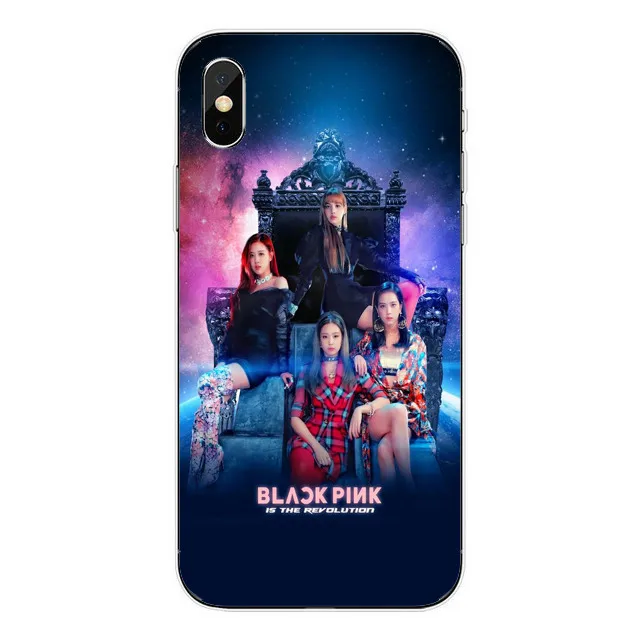 BLACKPINK kpop collage Cover soft clear TPU Phone Case for apple iPhone