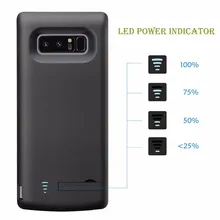 Чехол для аккумулятора 6500 мАч для samsung Galaxy Note 8 power bank ультратонкая батарея зарядное устройство чехол