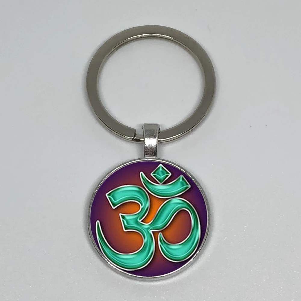 

3D Art Yoga Keychain India Holiday Jewelry Charm Keychain Jewelry Accessories