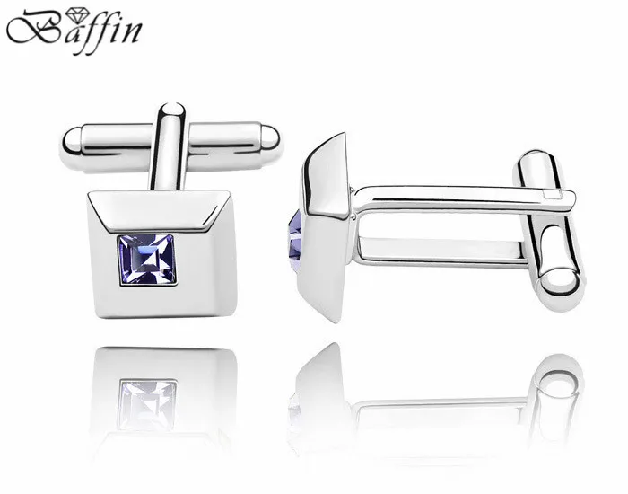 

2015 gift for men! Men's French Shirt Cufflinks Made with Swarovski ELEMENTS Crystals from Swarovski