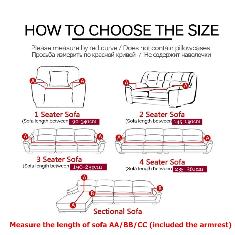 2 шт чехлы для l-образного дивана универсальный эластичный стрейч диван-чехол для гостиной угловой все включено диван покрывало для дивана
