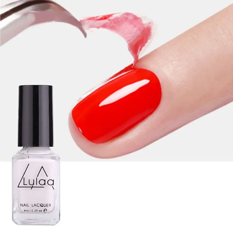 Lulaa жидкость для снятия лента из Защитный лак для ногтей пальчиковая латексная клей чистый уход за основным покрытием лак для ногтей