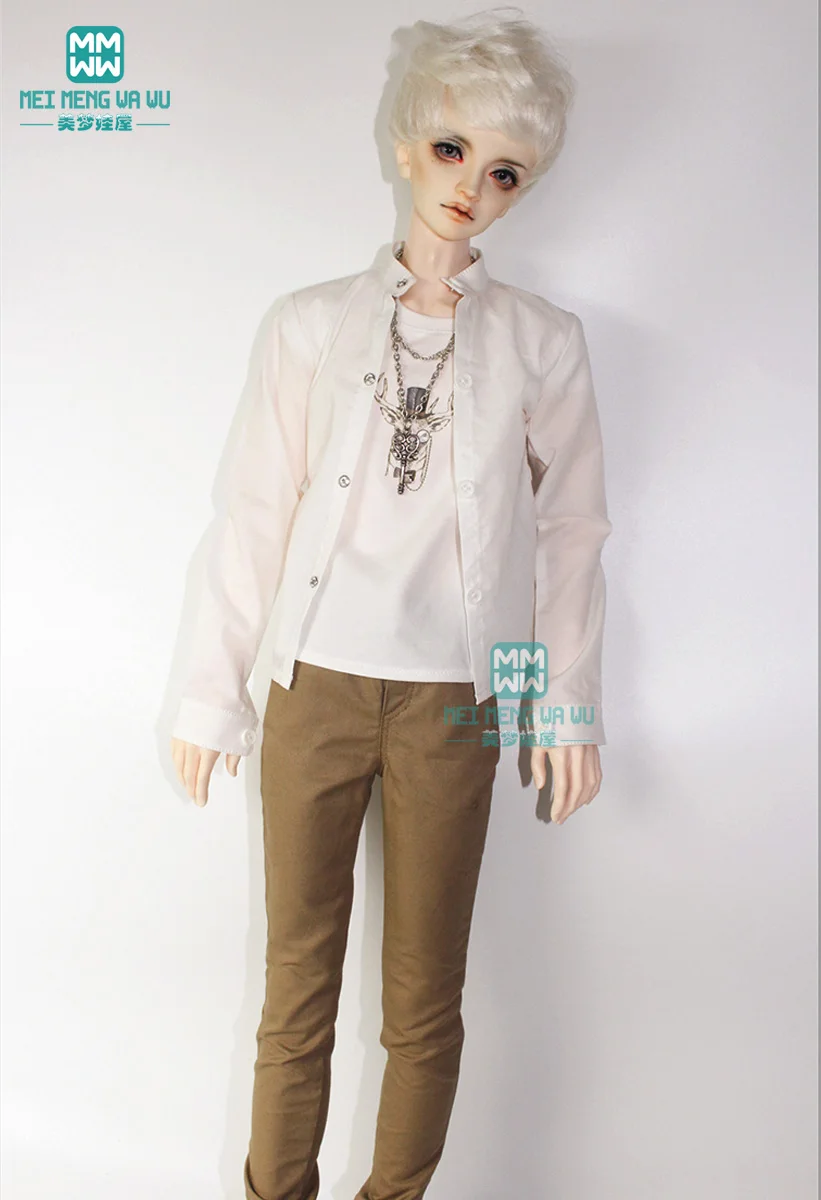 BJD Одежда для куклы подходит для 65-72 см DK SD17, POPO68 BJD uncle модный красивый джинсовый комбинезон Футболка с принтом ветровка с завязками