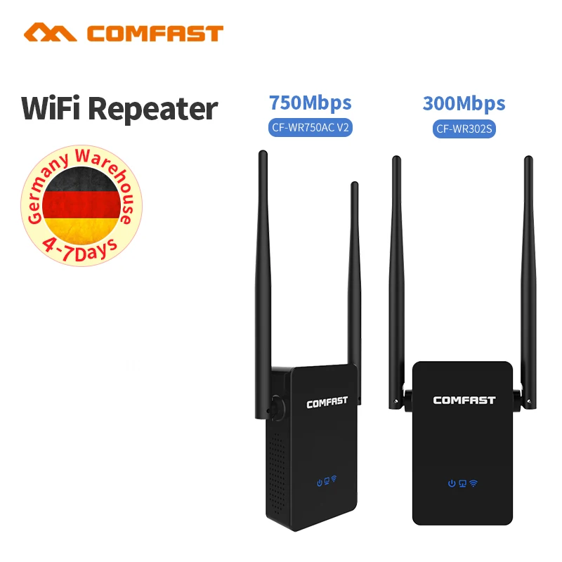 

Comfast 300- 750 Mbps Wireless Wifi Router 11AC Dual Band 2.4Ghz/5.8Ghz Wifi Repeater Mi WIFI Signal Amplification Repeater 2
