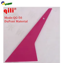 DHL 100 шт. инструмент для чистки Ракель Qili QG-50 пластиковый скребок косой рот Пленка Наклейки Инструменты пленка скребок