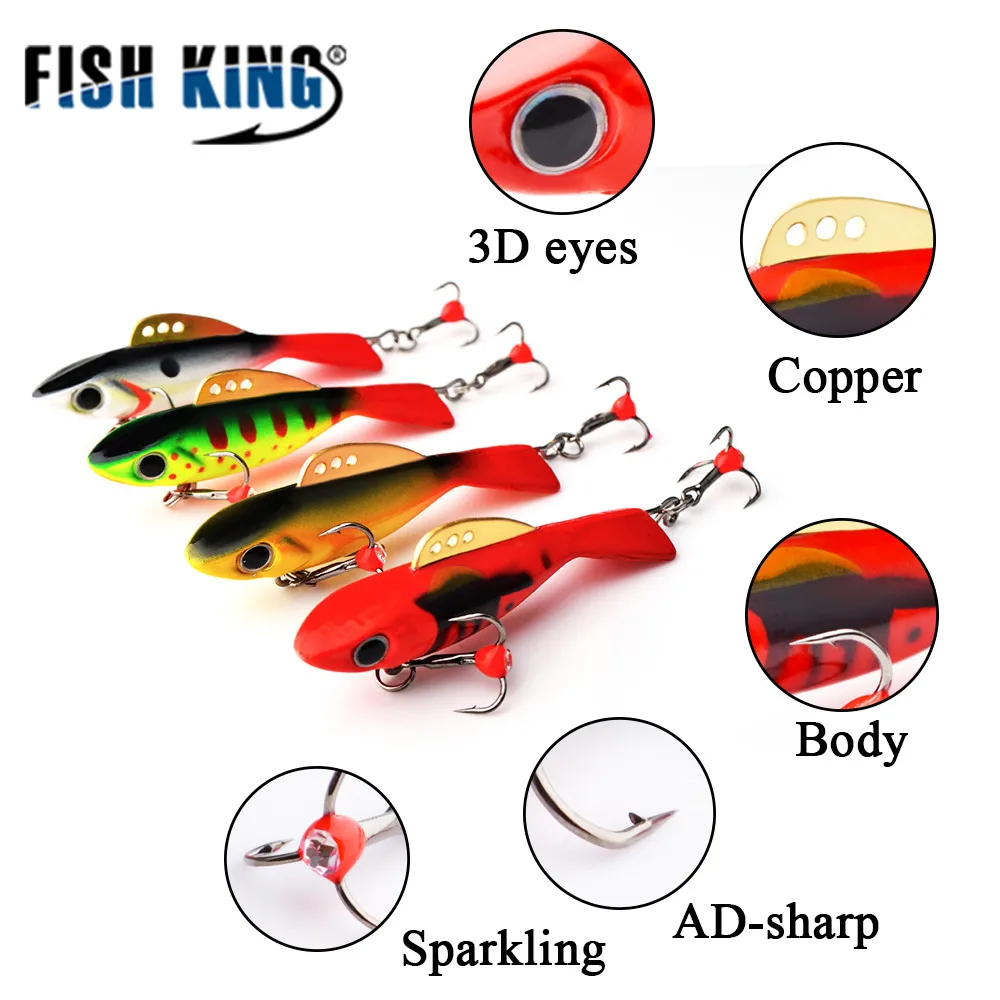 FISH KING приманка для зимней подледной рыбалки 1 шт. 38 мм 65 балансир жесткая