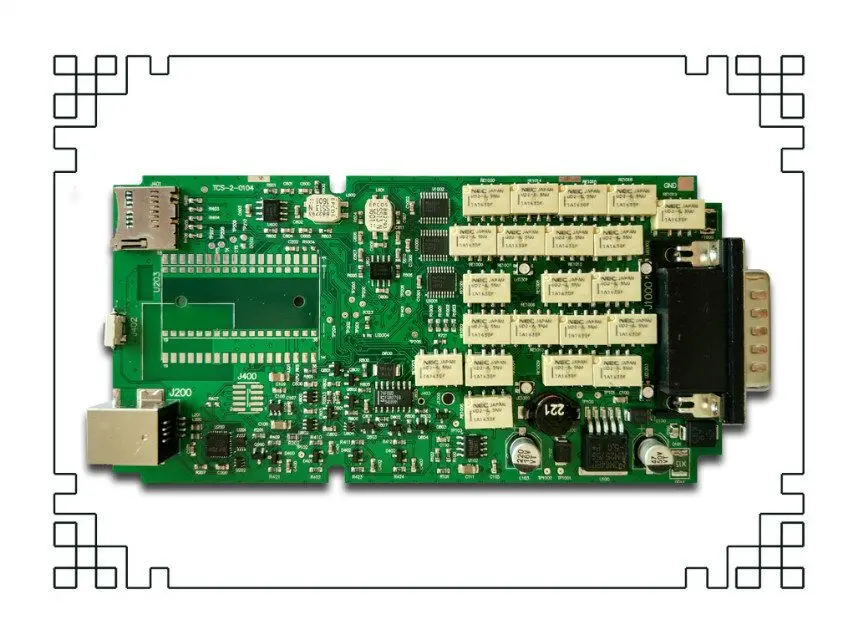 Один PCB новые n ec реле с Bluetooth основной платой для VD TCS CDP PRO PLUS / multidiag pro + /wow snooper все cdp