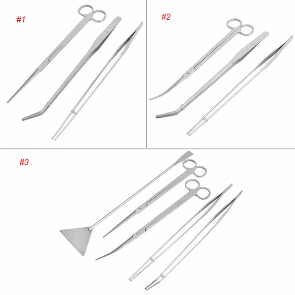 3-5pcs-Aquarium-Maintenance-Tools-Kit-Tweezers-Scissors-For-Live-Plants-Grass-Y102 (4)