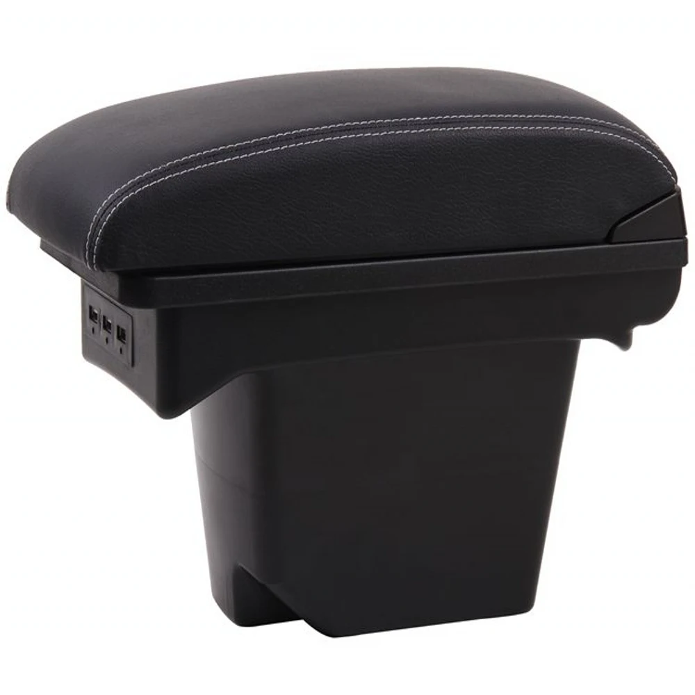  Para 2013 Citroen C4 Central caja de reposabrazos de una sola pieza montaje de doble capa recargabl