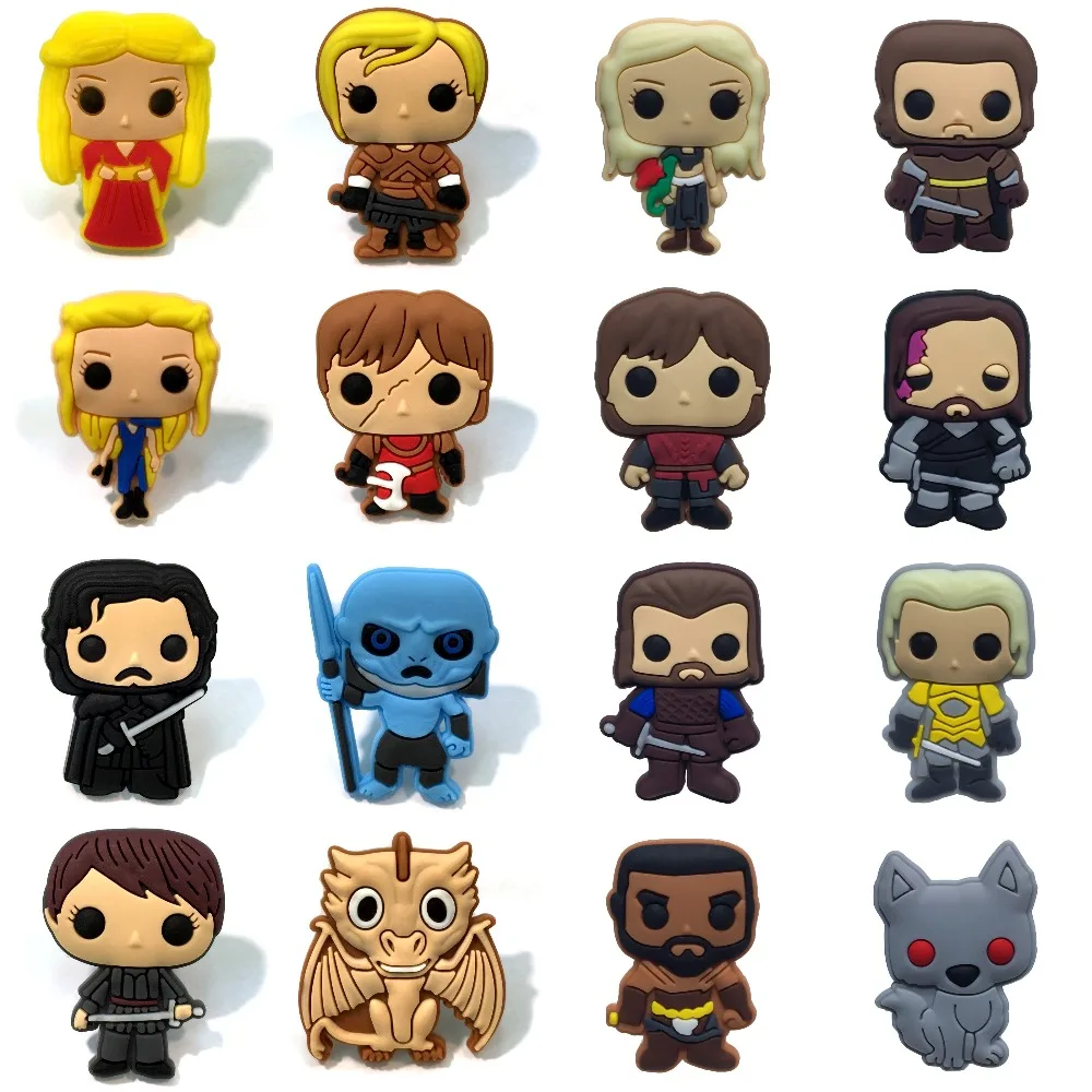 

5pcs/lot The Game of Thrones Cartoon Pins badges Brooches Pins Collection Charms Fit Hat Clothes Bags Decoration Gift For Kids