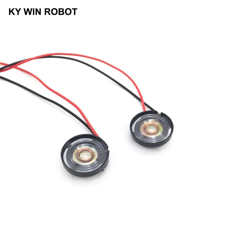 2 шт. ультратонкий игрушечный автомобильный рожок 32 Ом 0,25 Вт 0,25 Вт 32R Диаметр динамика 21 мм 2,1 см с PH2.54 длина провода 10 см