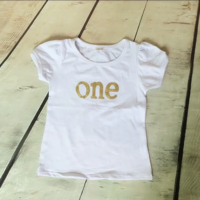 Buy Gold Baby T shirt Glitter Gold Shirt Girls