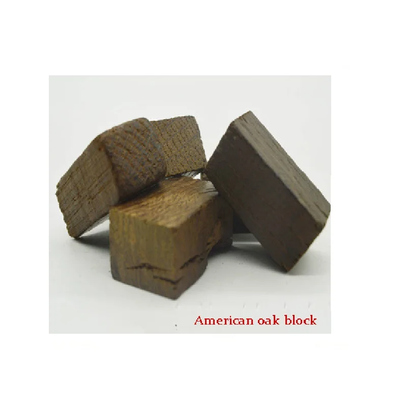 Oak Block Home Brewing Wine Wood Barrel Flavour France And America Oak Chips 50g toasted oak wood chips oak block for wine making