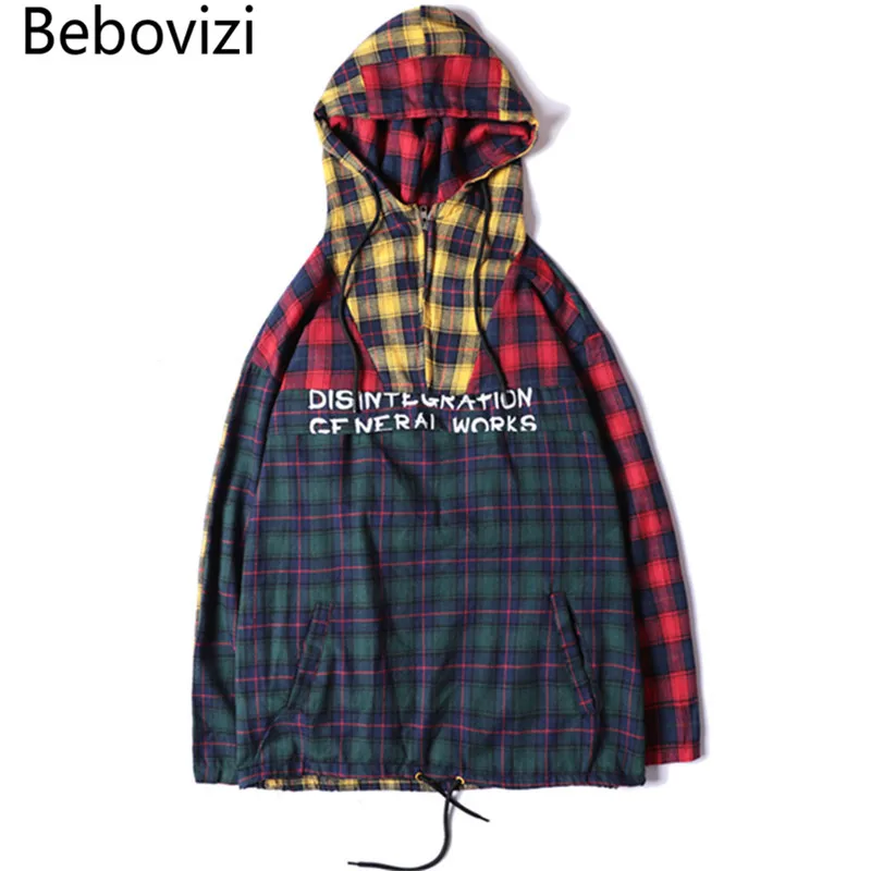 Bebovizi Brand Fashion Autumn Hip Hop Streetwear Male