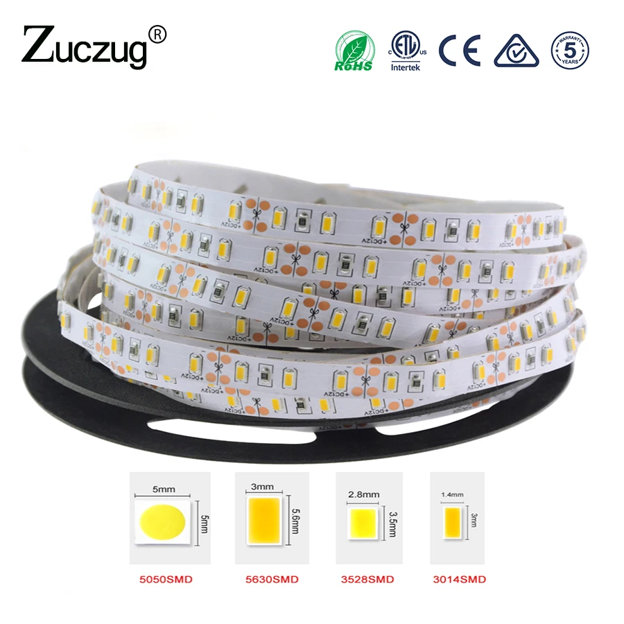 

Led Strip Light 5M 12 V 60LEDs/M SMD 3014 Ribbon Tape Lamp DC 12V Flexible for LED Light tape decoration