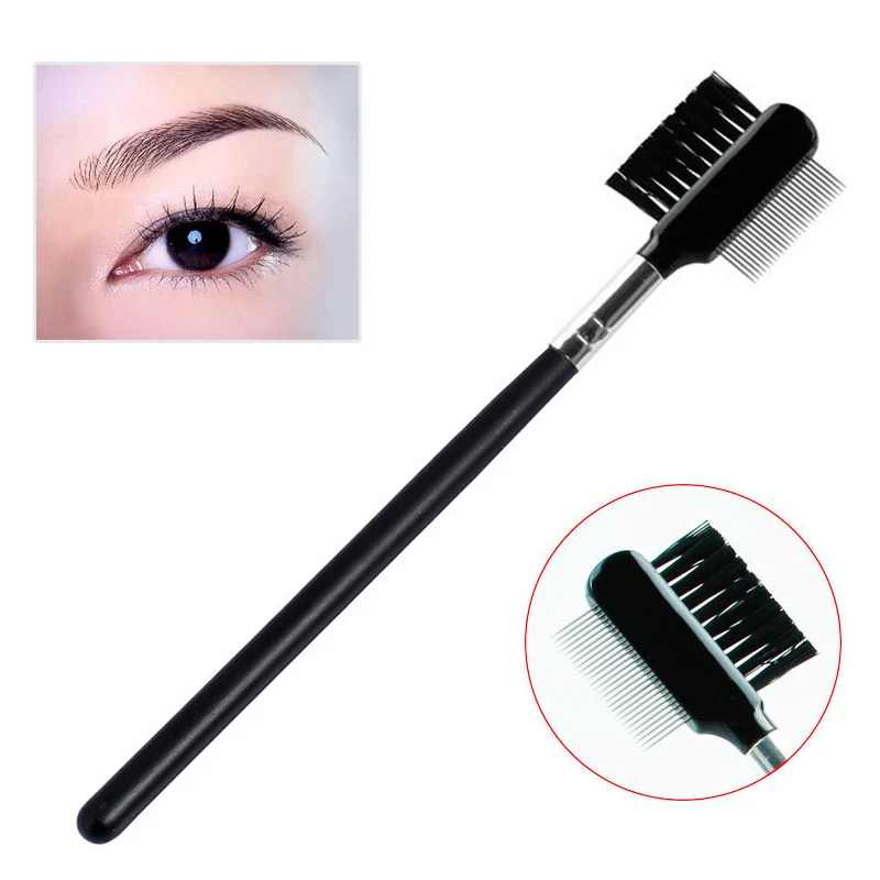 Makeup Tool Close packed Steel Needle Eyebrow Brush Eyebrow Comb