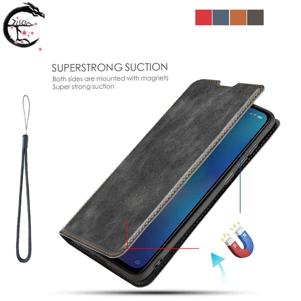Кожаный чехол для samsung Galaxy A20 A30 A20e A40 A50 A70 2019 телефона с откидной крышкой