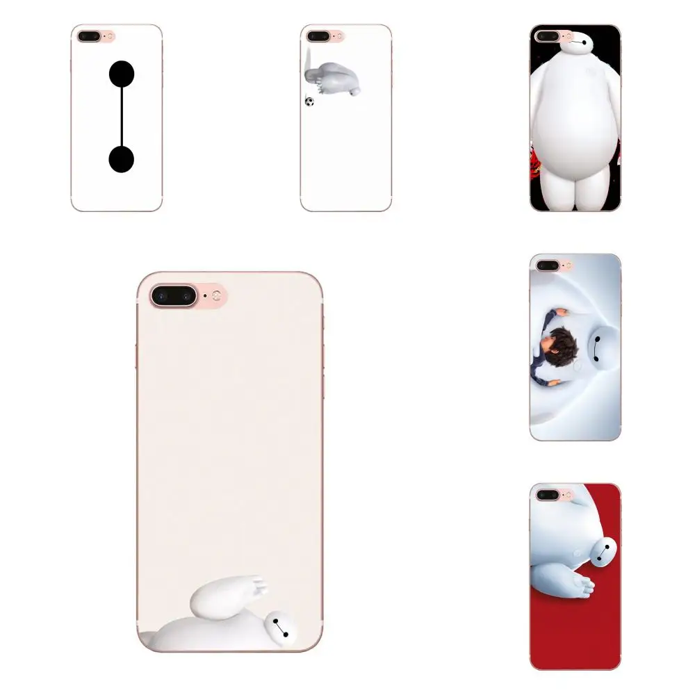 

For Xiaomi Redmi Note 2 3 3S 4 4A 4X 5 5A 6 6A Pro Plus New High Quality Phone Case Big Hero 6 Six Smile Baymax Face White