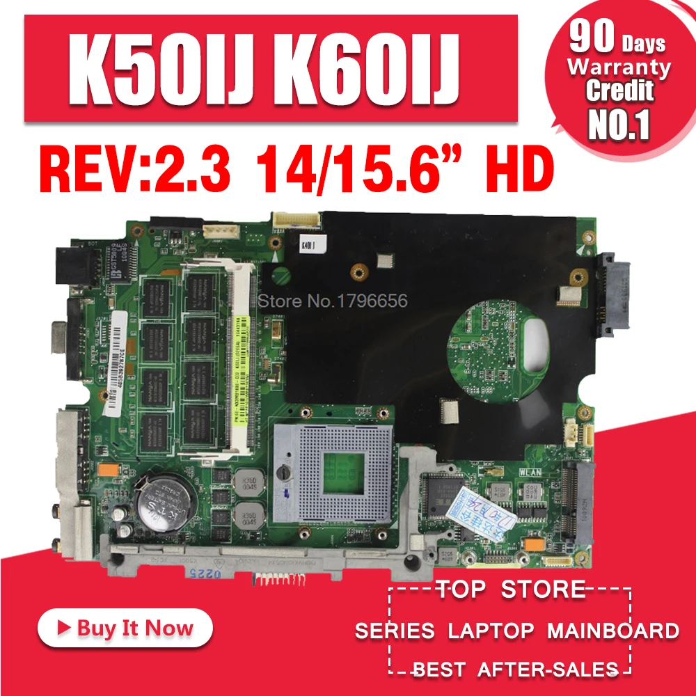 Отправьте кабель+ Материнская плата K50IJ rev: 2,1/2,3 для ASUS X5DIJ, K60IJ, K40IJ, X8AIJ материнская плата для Ноутбука K50IJ тест материнской платы ОК