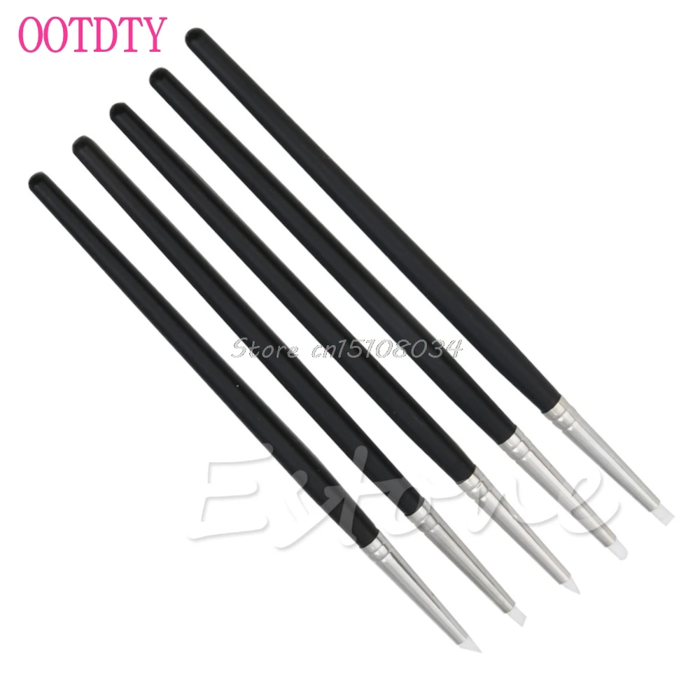 

New 5x Flexible Silicone Rubber Shapers Clay Sculpting Fimo Modelling Hobby Tool S08 Drop ship