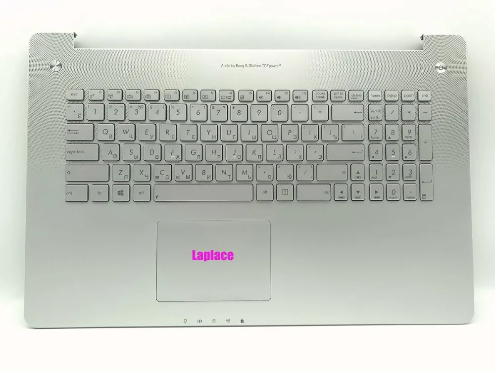 Новая Подлинная русская клавиатура с подсветкой для Asus N750 N750J N750JK N750JV Topcase