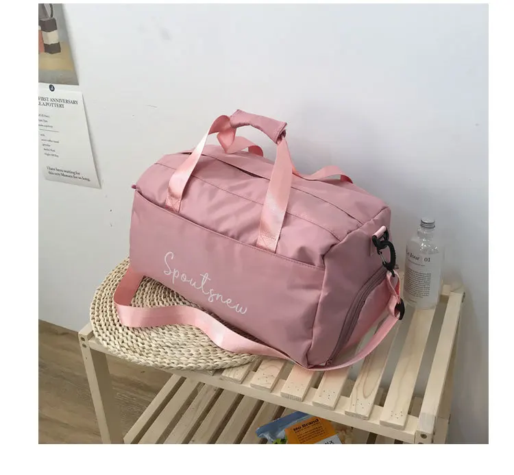 Sports Bags for Women 2019 Sportnew print waterproof sac de sport gym bag Multifunction Handbag training shoulder bag gymtas