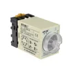 ST3PA-relé de tiempo/temporizador ST3P, A-A/B/C/D/E/F/G (CA 220V 110V DC 24V 12V alternativa), potencia en retardo de tiempo con toma Base ► Foto 1/6