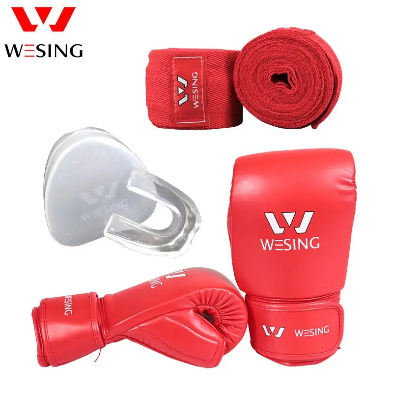 Wesing Boxing Punching Bag Mitt Boxing Gloves Mouth Guard Teeth