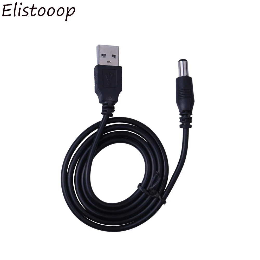 Elistoooop USB 5V Зарядное устройство Кабель питания для DC 5,5 мм разъем jack USB кабель питания для MP3/MP4 плеера