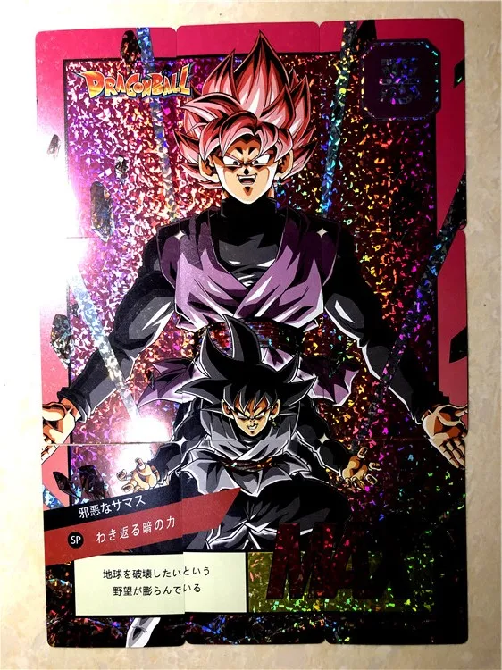 36 шт./компл. 9 в 1 супер Dragon Ball-Z Genki DamaSpirit бомба герои боевой карты Гоку черная Вегета супер игровая коллекция карт